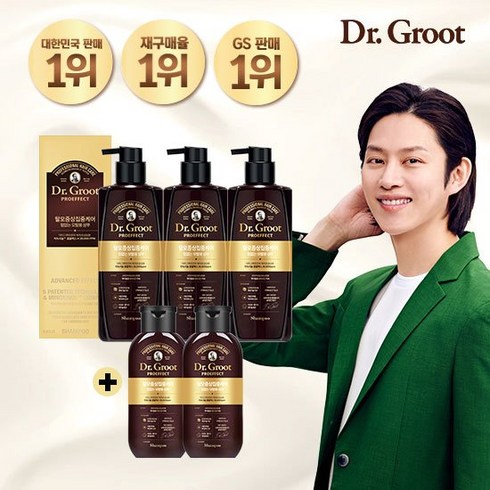 가성비 최고 닥터그루트 밀도케어 프로 샴푸 400ml2트릿200ml2 베스트 상품