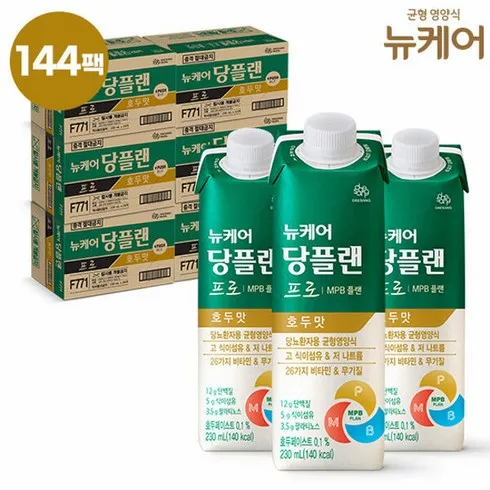 누구에게나 필요한 당플랜 프로 호두맛 144팩  리뷰