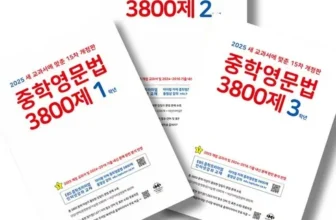 진짜 좋은 중학영문법3800제 Best8추천